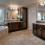 Soaking Tub and Vanities