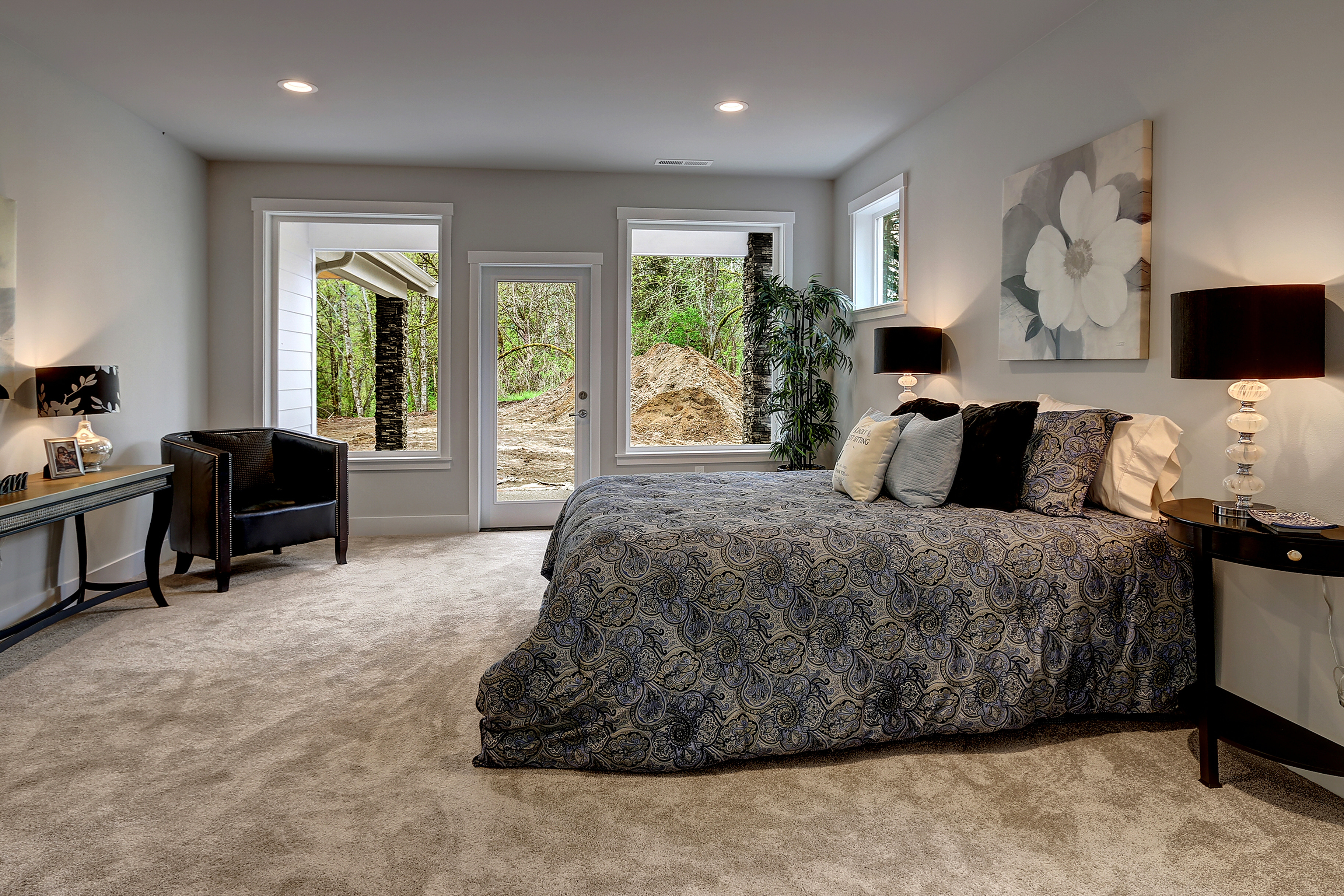 Master Bedroom with Walkout