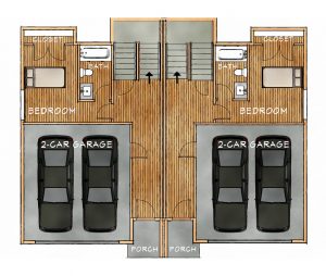 building lower floorplan