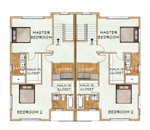 building upper floorplan